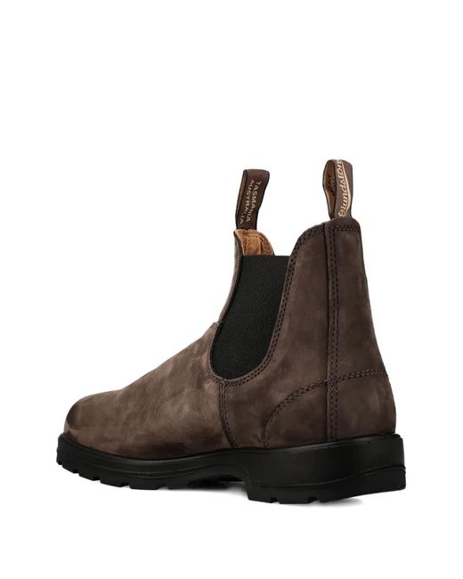Blundstone Brown Pull-Tab Chelsea Boots for men