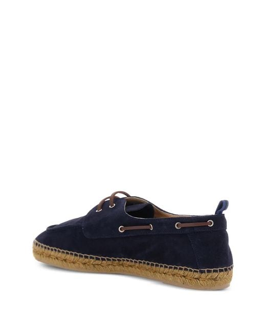 Castaner Blue Lace-Up Espadrilles for men