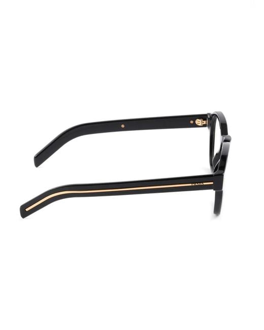 Prada Blue Round-Frame Glasses for men