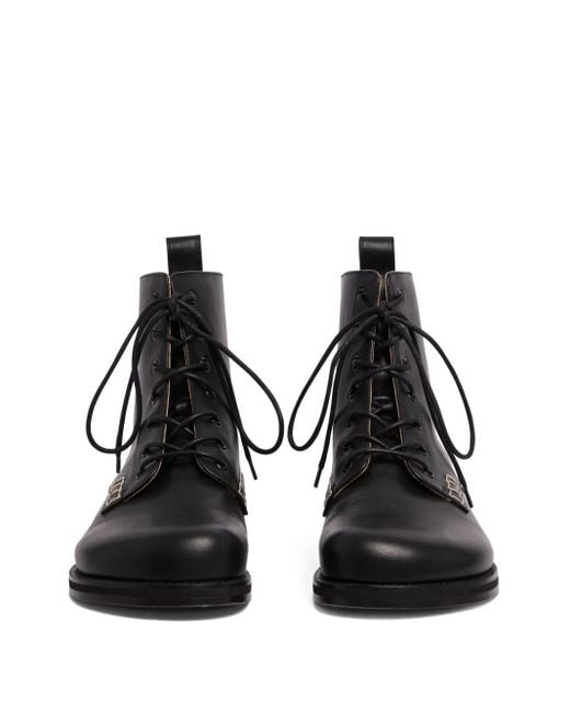 Bottines En Cuir À Lacets J.W. Anderson pour homme en coloris Black