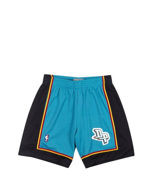 Mitchell & Ness Blue X Nba 1998 Detroit Pistons Shorts for men