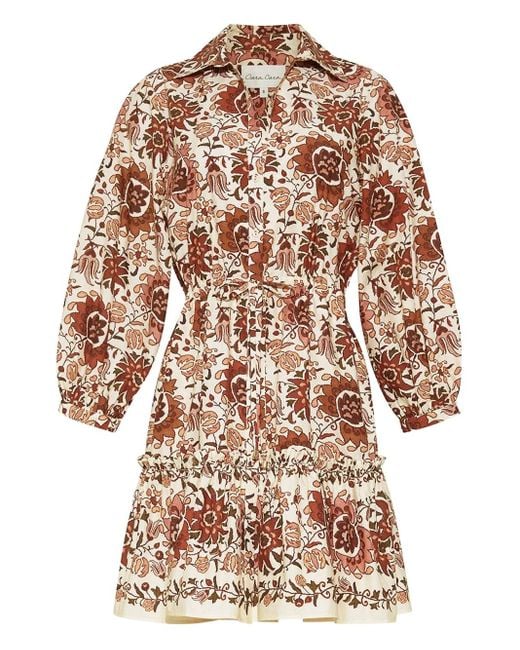 Vestido corto Robin Cara Cara de color Natural