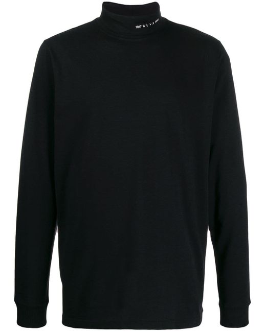 black roll neck men