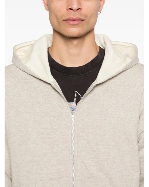 Visvim White Jumbo Dual Hoodie for men