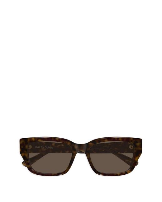 Balenciaga Gray Tortoiseshell-Effect Sunglasses