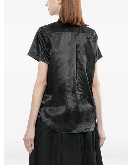 Comme des Garçons Black Floral Shirt