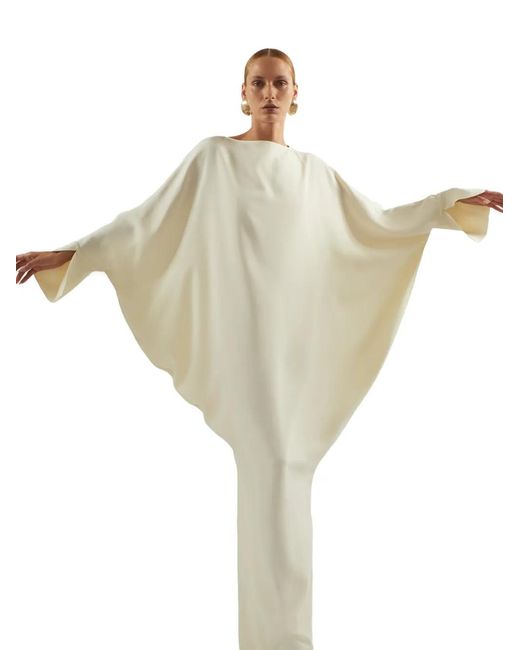 Taller Marmo White Truman Kaftan Dress