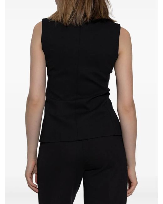 Max Mara ストラクチャード トップ Black