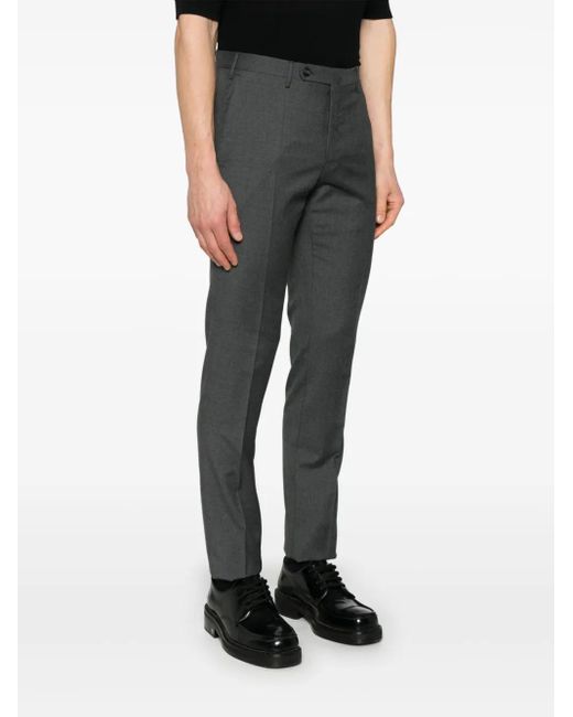 Incotex Gray Wool Trousers for men