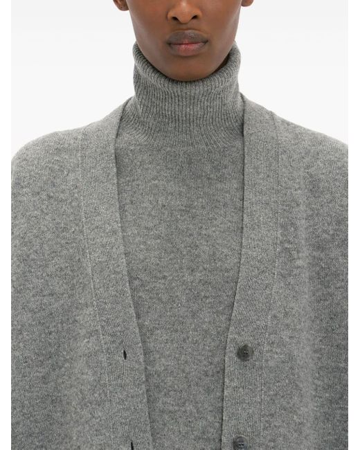 Victoria Beckham Fijngebreid Vest in het Gray