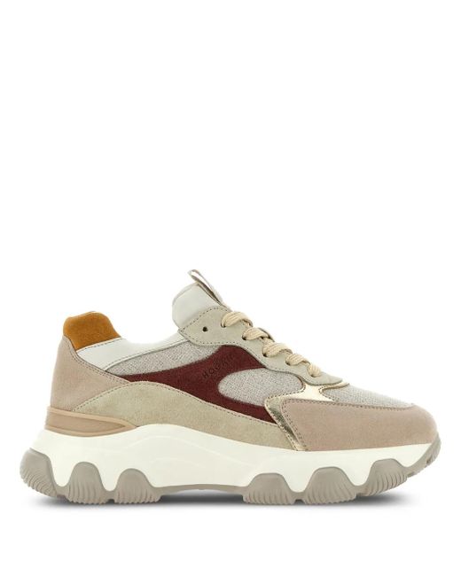 Hogan Natural Hyperactive Panelled Low-Top Sneakers