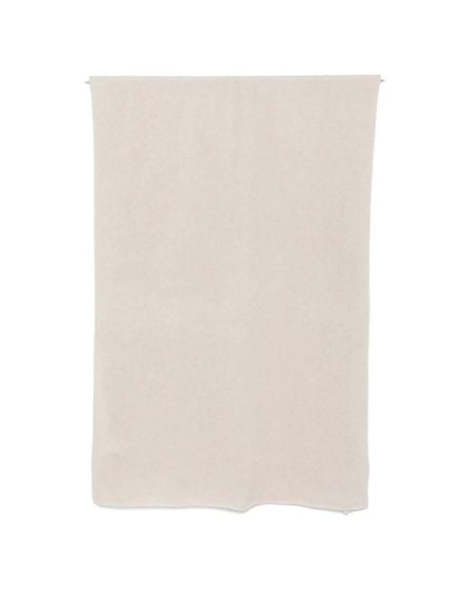 Lisa Yang White Knitted Scarf
