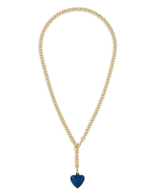 Roxanne Assoulin Metallic The Mini Puffy Heart-Charm Necklace
