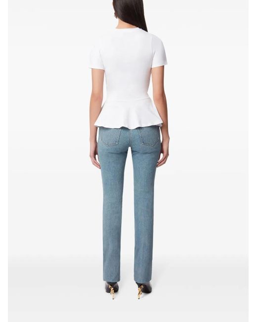 Nina Ricci White Bow Detailed T-Shirt