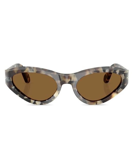 Persol Brown Cat-Eye Sunglasses