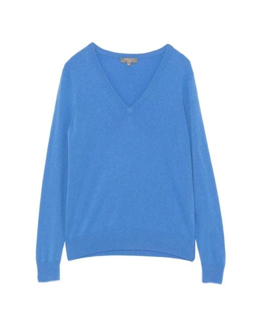 N.Peal Cashmere Blue Phoebe Jumper