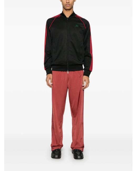 Adidas Red Firebird Adicolor Track Pants for men