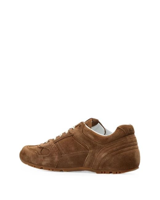 Alohas Brown Suede Sneakers for men