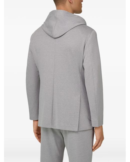 Boggi Gray Madison Sweatshirt Jacket for men