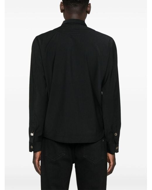 Myths Black Shirt Jacket for men