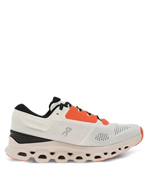 On Shoes White Cloudstratus Sneakers