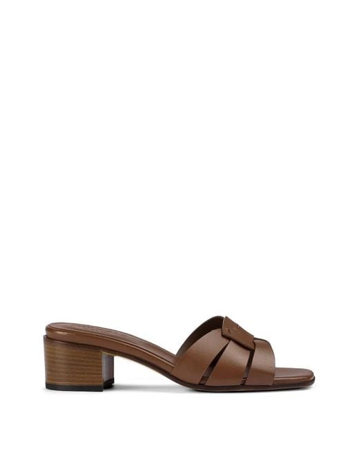 Doucal's Brown Leather Sandals