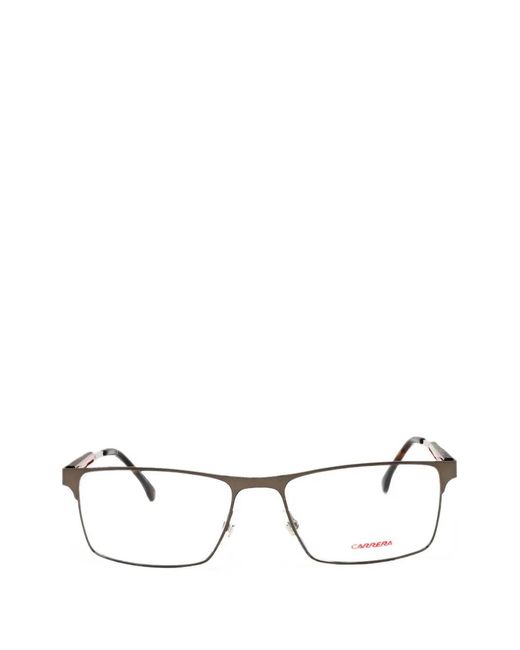 Carrera White Rectangle-Frame Glasses for men