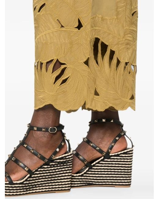 Zimmermann Yellow Mahon Cotton Trousers