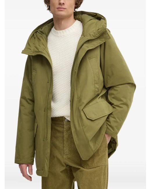 Benetton Green Hooded Jacket for men