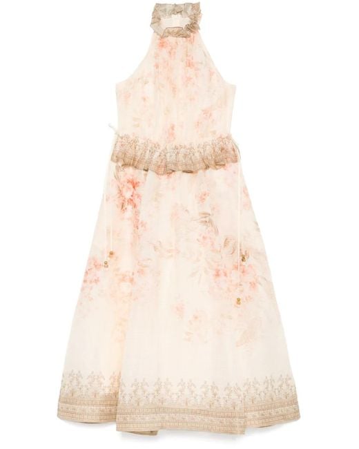 zimmermann rhythmic halter midi dress Zimmermann Rhythmic Halter Midi Dress