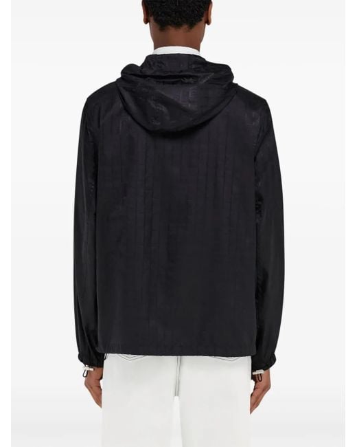 Ferragamo Black Men Short Raincoat for men