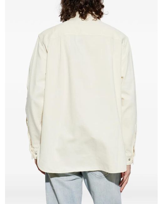 Rag & Bone White Chest-Pocket Polo Shirt for men