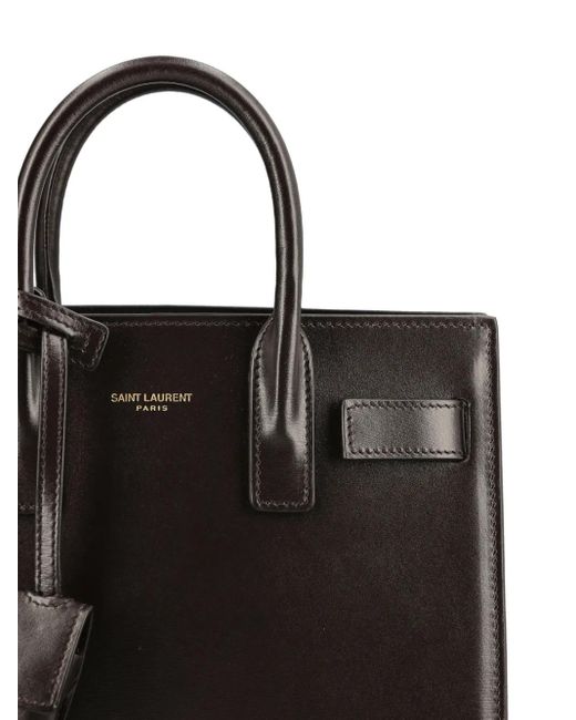 Saint Laurent Sac De Jour Kleine Tas Met Hangslot in het Black