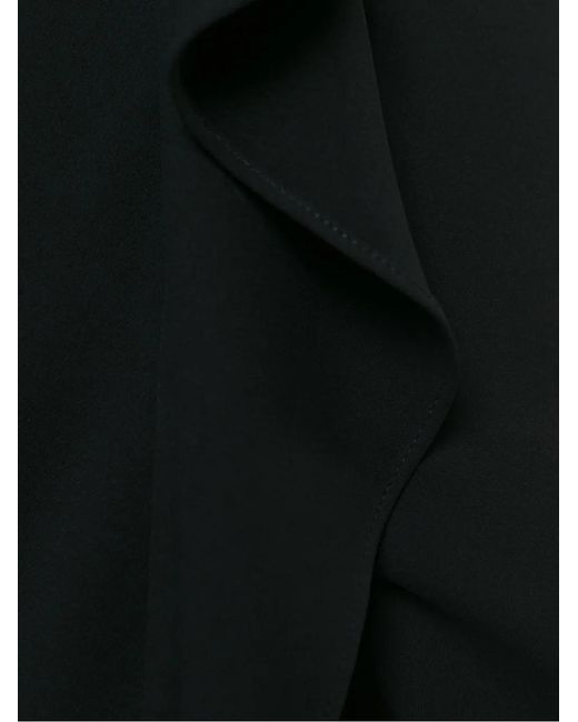 McQueen Ruffled Maxi Skirt in het Black