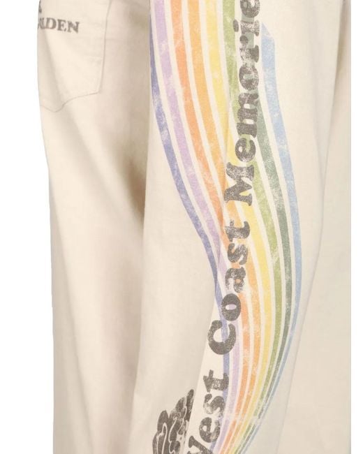 Golden Goose Deluxe Brand Natural Logo-Print Sweatshirt