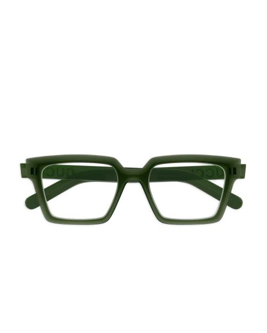 Occhiali Squadrati di Gucci in Green da Uomo