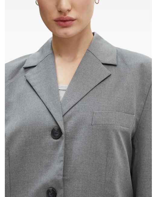 Day Birger et Mikkelsen Gray Flap-Pockets Blazer