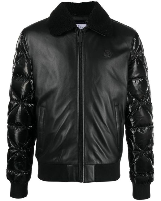 Philipp Plein Black Jacket for men
