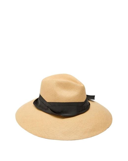 Sensi Studio Natural Ribbon Straw Hat