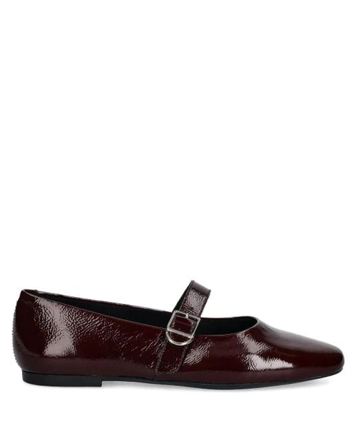 Vagabond Jolin バックルストラップ フラットシューズ Brown