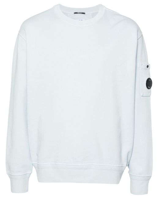 C P Company Sweatshirt mit tiefen Schultern in White für Herren