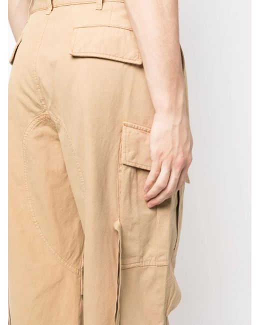 DARKPARK Cargo Broek Met Wijde Pijpen in het Natural voor heren
