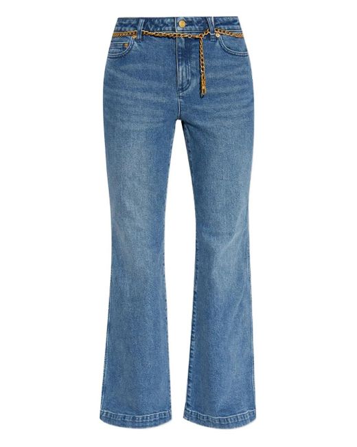Vaqueros con detalle de cadena MICHAEL Michael Kors de color Blue