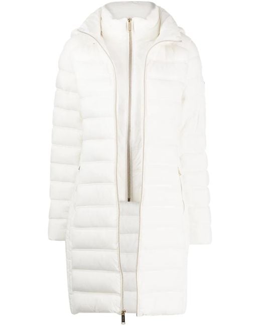 MICHAEL Michael Kors White Packable Puffer Coat
