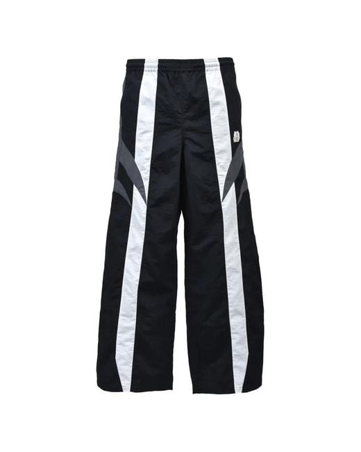 BREATH Black Stripe Trousers for men