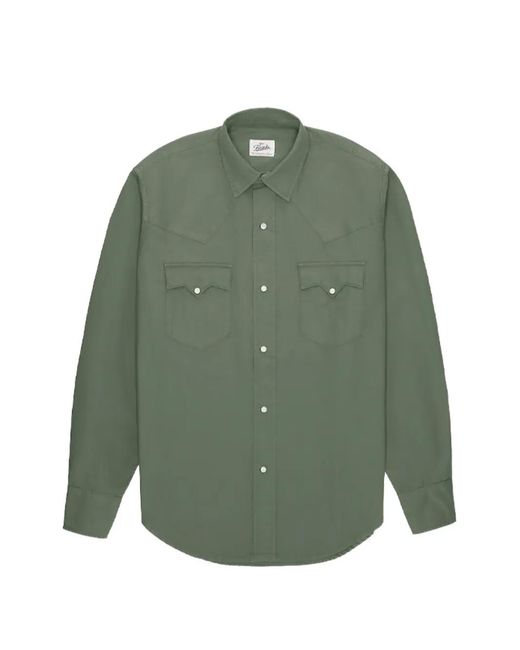 Fortela Green Kayace Cotton Shirt for men