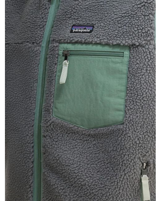 Patagonia Gray Zip Pocket Gilet for men