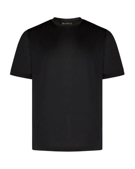 Franzese Collection Black Nuvola T-Shirt for men