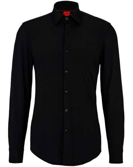 HUGO Klassisches Hemd in Black für Herren