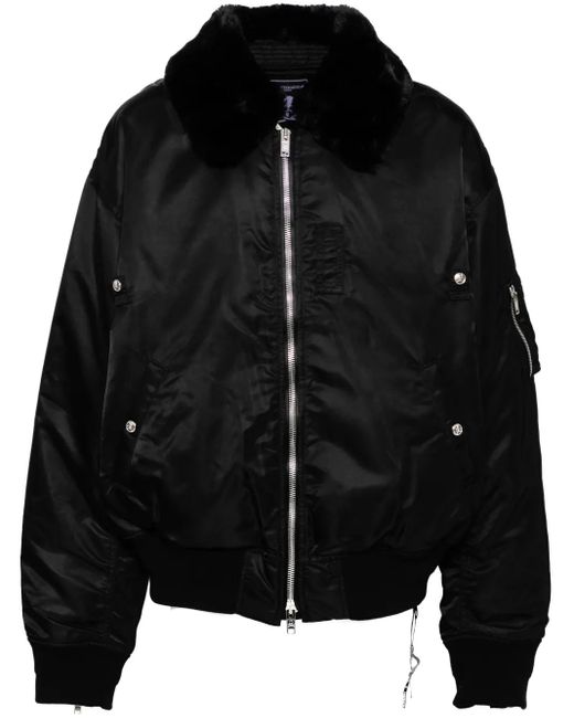 Bomber Con Colletto di MASTERMIND WORLD in Black da Uomo